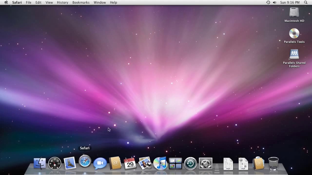 parallels for mac osx